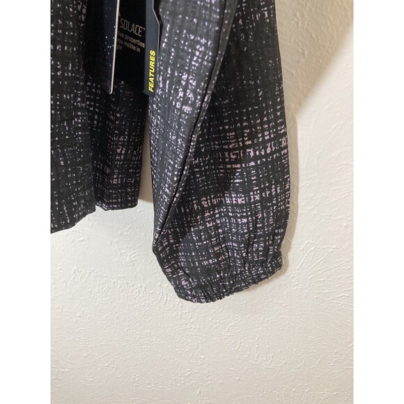 HIND Womens Running Jacket L  Hooded Black Purple Solace Reflective Active Wear - Picture 3 of 14